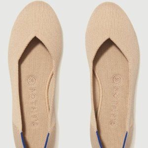 Rothy's "The Flat" Ecru Size 7.5 - Never been worn